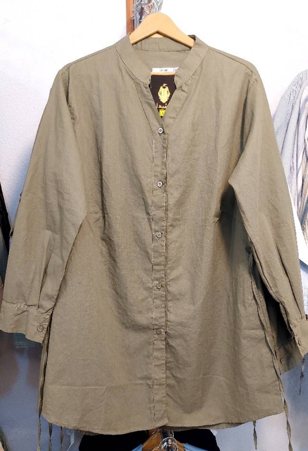 شومیز مانتویی نخی | قد ۸۰ | برند H&M
