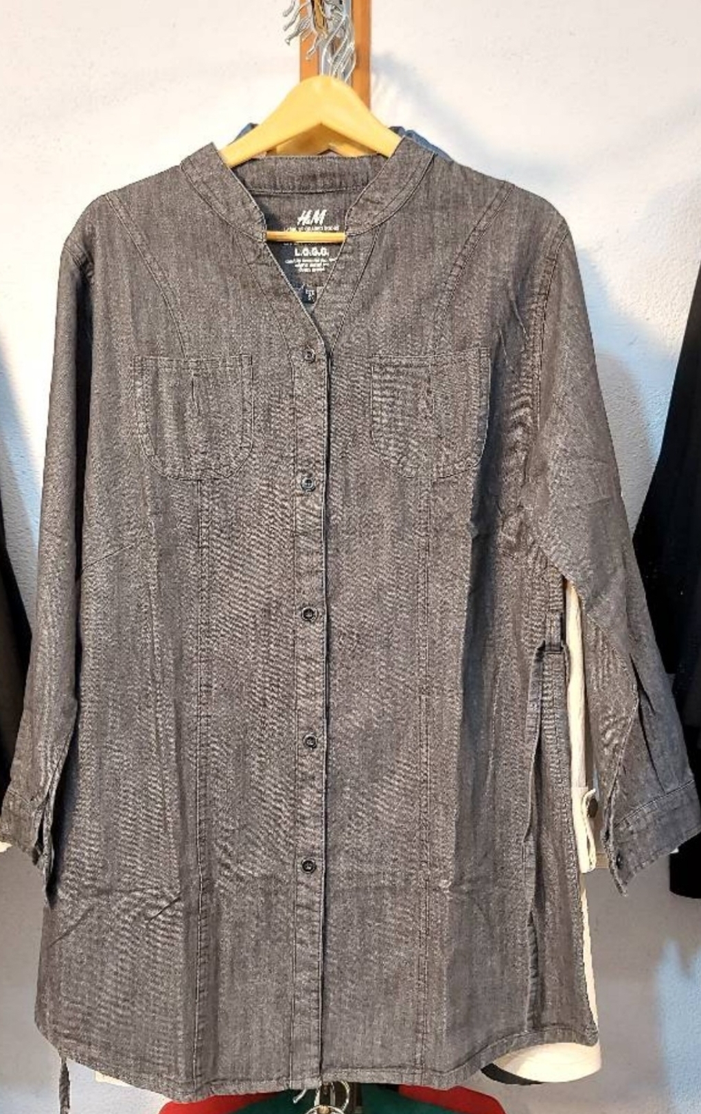 مانتو جین | قد ۸۰ | برند H&M | سایز ۴۴