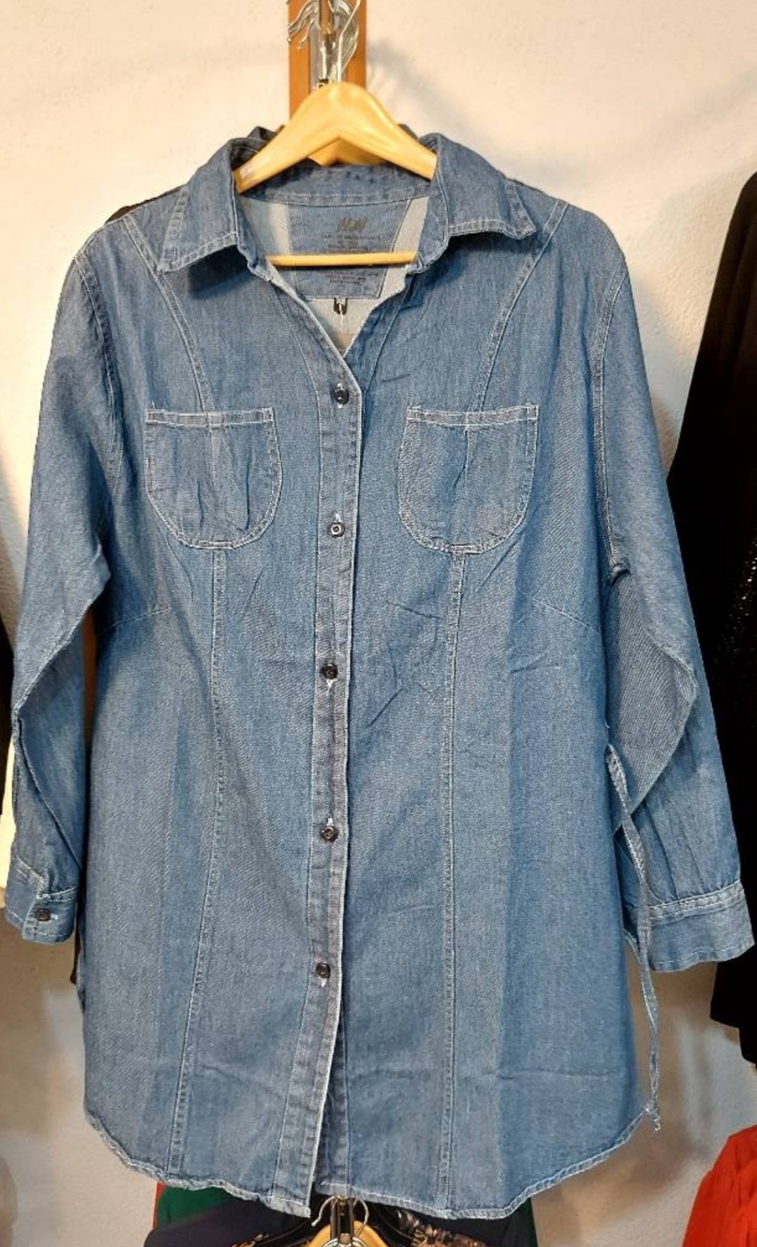 مانتو جین | قد ۸۰ | برند H&M